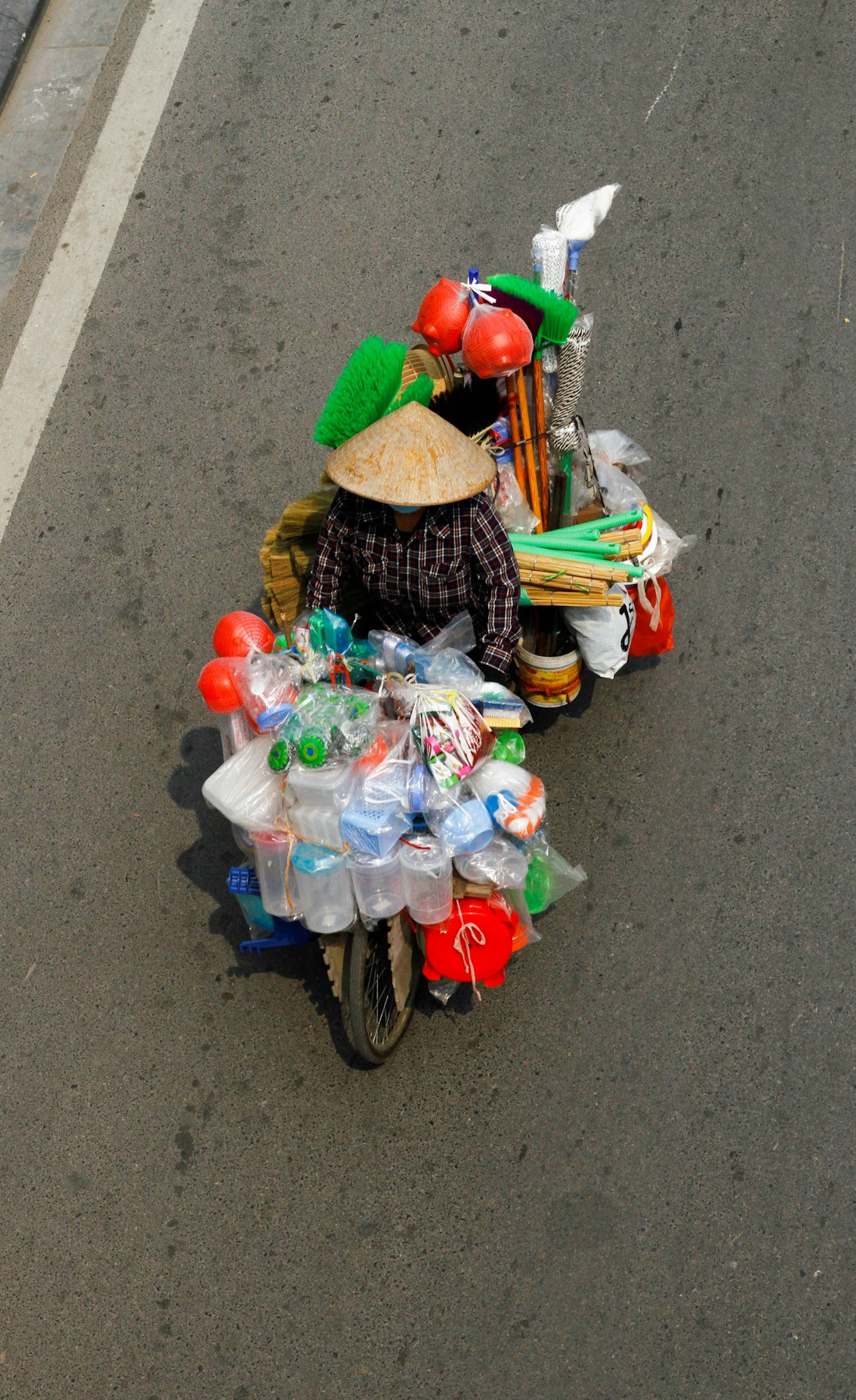 African recycling crew moving sorted bags through a collection workflow